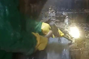 宿迁消防水池堵漏施工视频